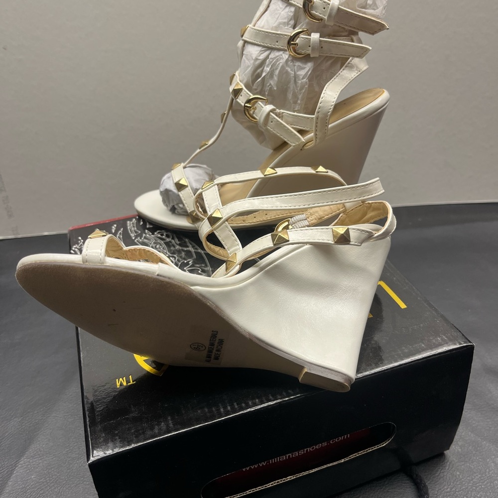 Liliana wedge shoes - Brand new in box - Size 6.5 - Picture 2 of 7